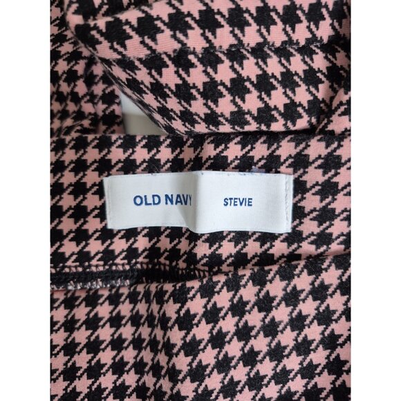 Old Navy High-Waisted Stevie Printed Ponte-Knit Pants Hounds Tooth Pattern Sz M - Picture 8 of 8